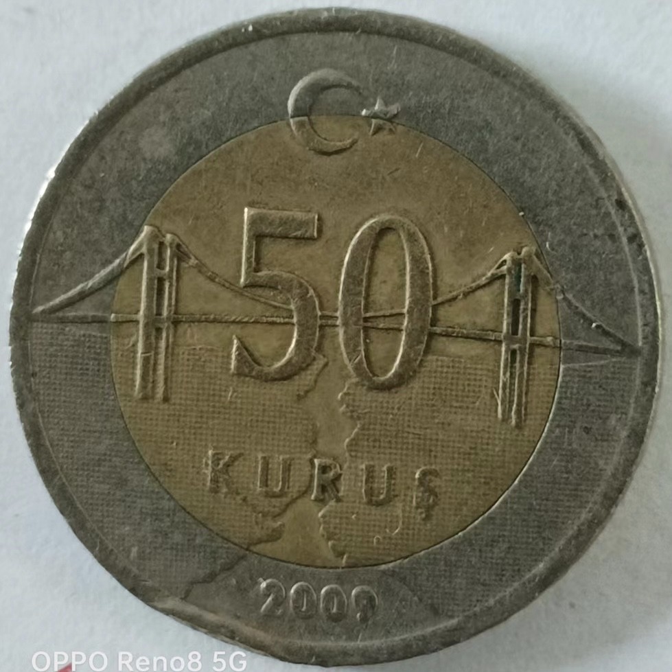 泡泡堂第134期  世界硬币专场（无押金，无佣金，捡漏，全场20包邮，偏远地区除外） 土耳其50库鲁