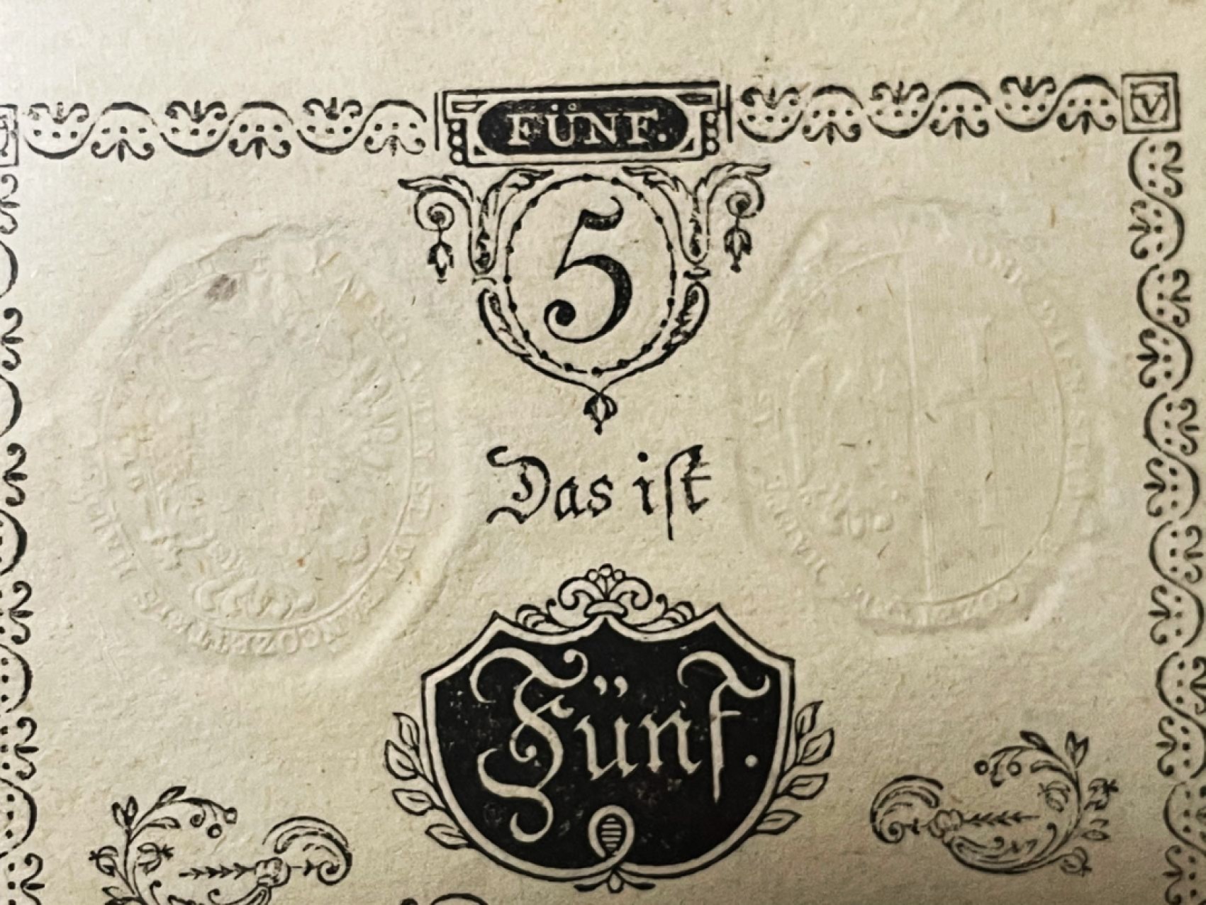 【Blue Auction】✨世界纸币精拍第243期——小双十一专场   【唯一冠军分 全新原票非常罕见 3个世纪前的纸币 带水印和钢戳防伪】奥地利 早期 1800年（清嘉庆5年）5盾 PMG64EPQ 超大壳子 文物级别 值得珍藏