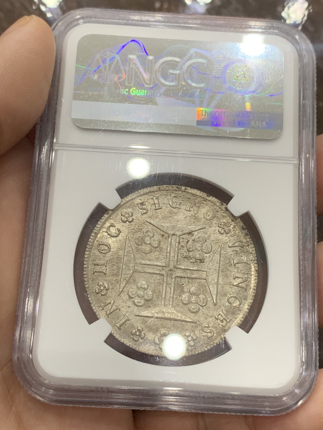 《竞宝斋》第111场-周日，周一 ，2场连拍（全场包邮） NGC-MS64 1820年葡萄牙若昂五世400Reis银币 葡萄牙本土的最大银币，热门葡系地球，上涨品种