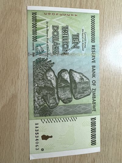 banknote mall 第六期 - 大热品种UNC津巴布韦1000000000
