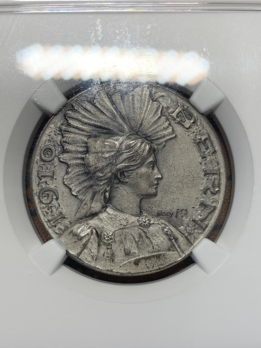 《竞宝斋》第111场-周日，周一 ，2场连拍（全场包邮） NGC MS64  1910年瑞士伯尔尼射击节银章 市场流通量小于500枚 设计精美细腻 塔楼上的钟表也跃然章上