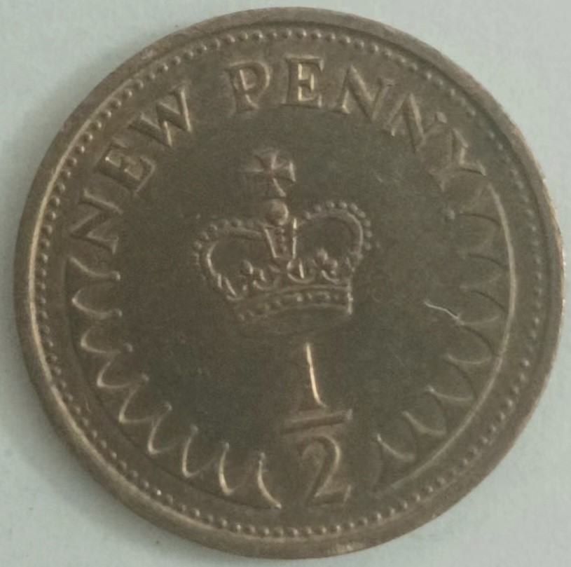 泡泡堂第134期  世界硬币专场（无押金，无佣金，捡漏，全场20包邮，偏远地区除外） 英国1975年半便士