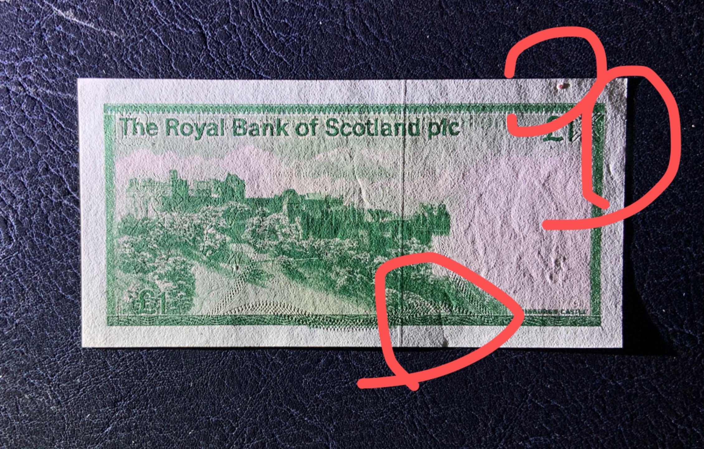 收藏联盟Quantum Auction 第204期拍卖 苏格兰1986年1镑 品相UNC- 纸张有原始杂质 