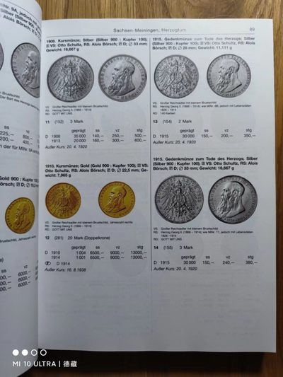 【德藏】世界币章目录书籍专场拍卖 Michel德国钱币目录 1871-至今