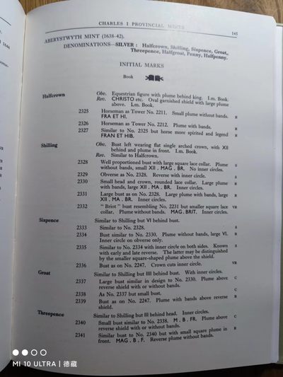 【德藏】世界币章目录书籍专场拍卖 英国打制币目录 1272-1662年