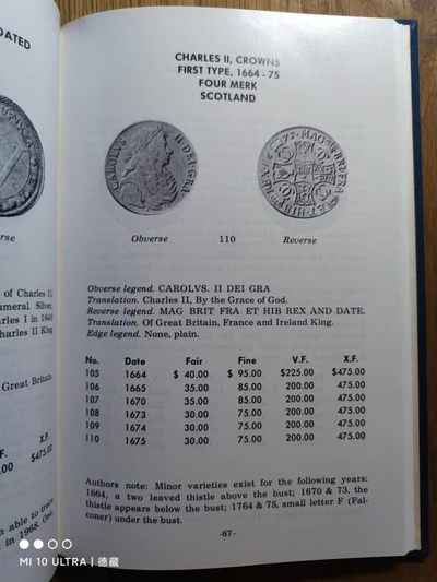 【德藏】世界币章目录书籍专场拍卖 英国克朗钱币目录