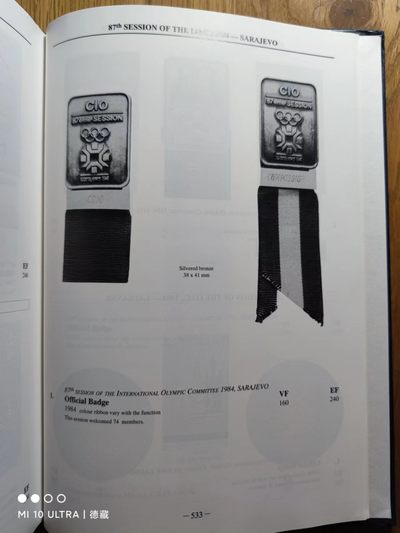 【德藏】世界币章目录书籍专场拍卖 奥林匹克运动会币章目录 公元前510-1994年