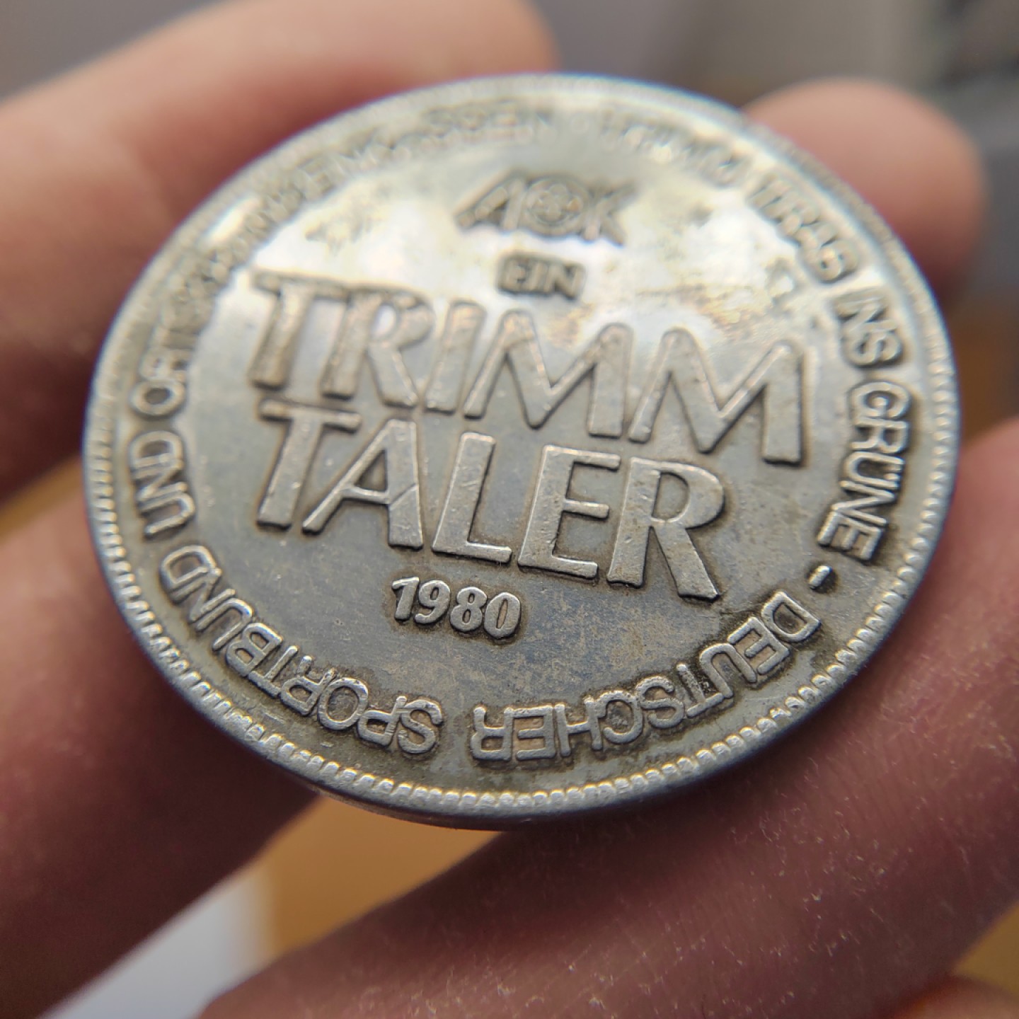 王之爱好～外国钱币 1980年，泰勒，德国大铜币