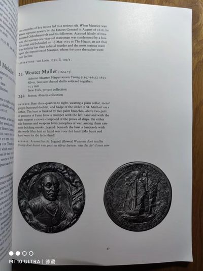 【德藏】世界币章目录书籍专场拍卖 黄金时期的荷兰纪念章