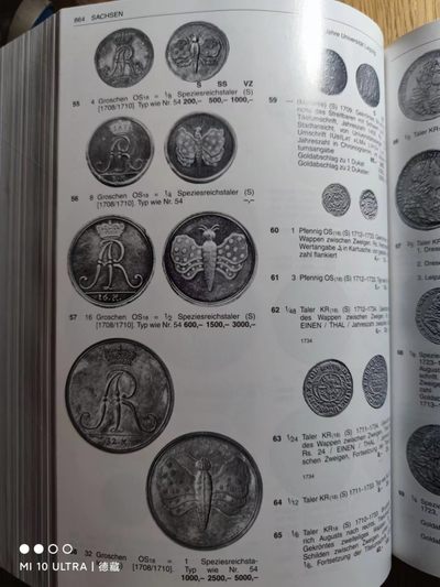【德藏】世界币章目录书籍专场拍卖 巴滕贝格18世纪德国/奥地利/瑞士硬币目录 2008年版