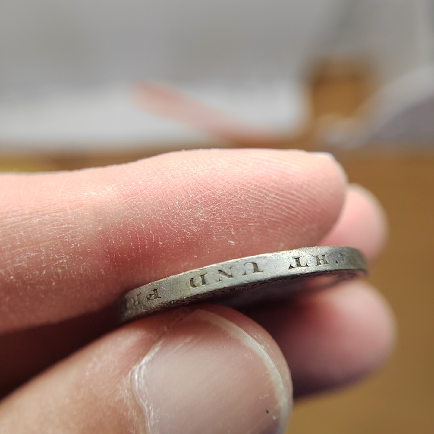 王之爱好～外国钱币 1925年，3马克，德国魏玛银币