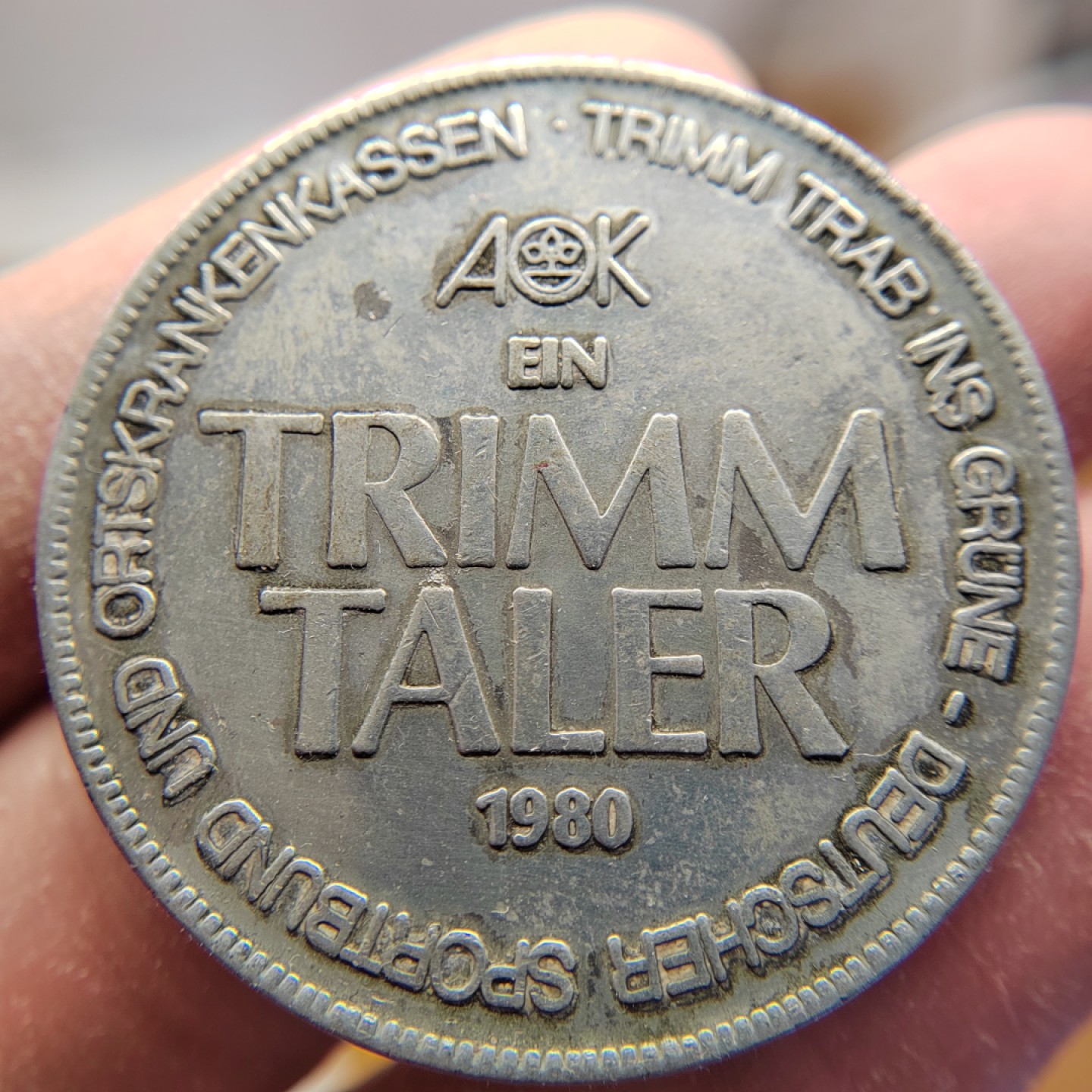 王之爱好～外国钱币 1980年，泰勒，德国大铜币