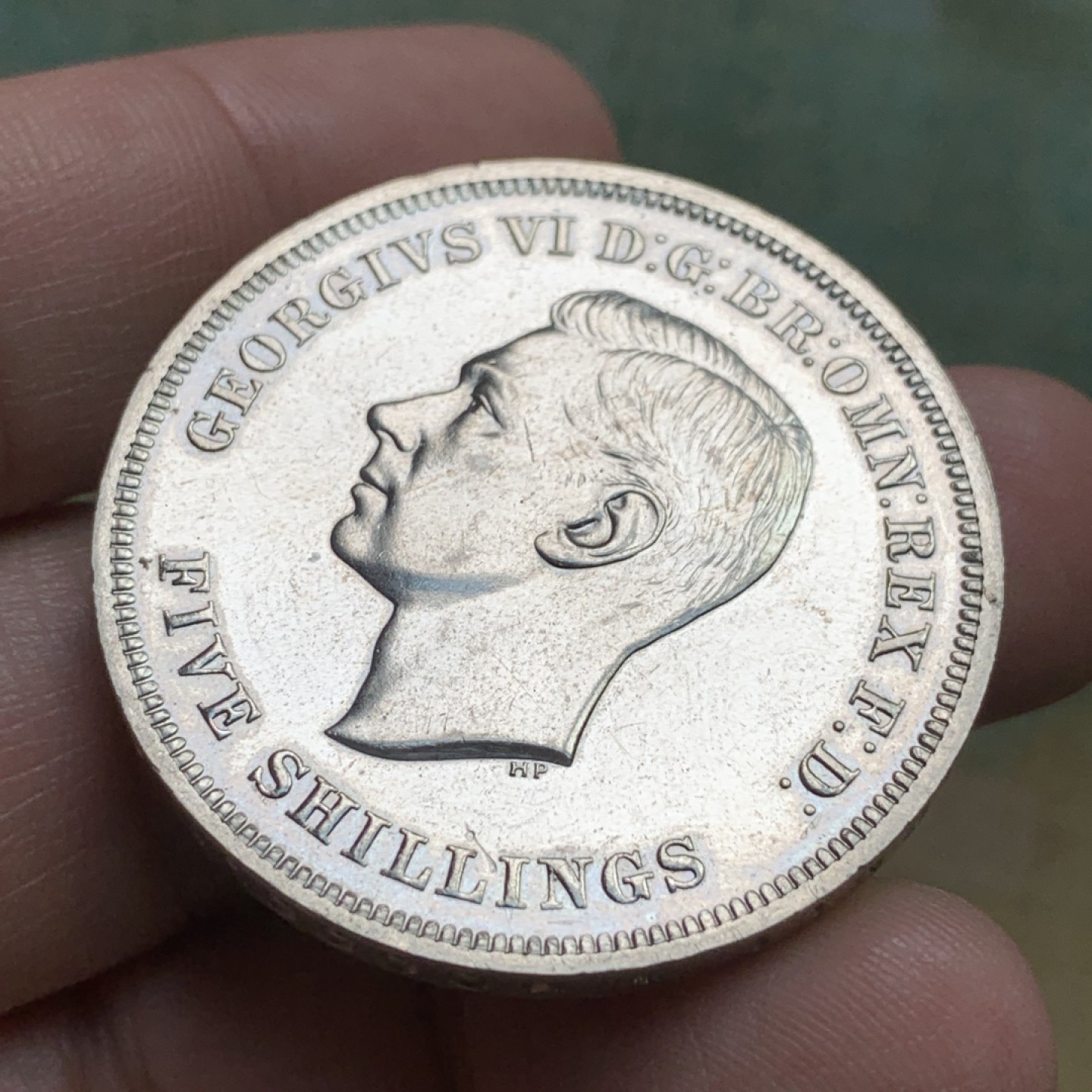 《竞宝斋》第112场-周日，周一 ，2场连拍（全场包邮） 英国 1951年 乔治六世 最后的马剑 克朗镍马剑 红盒带证书