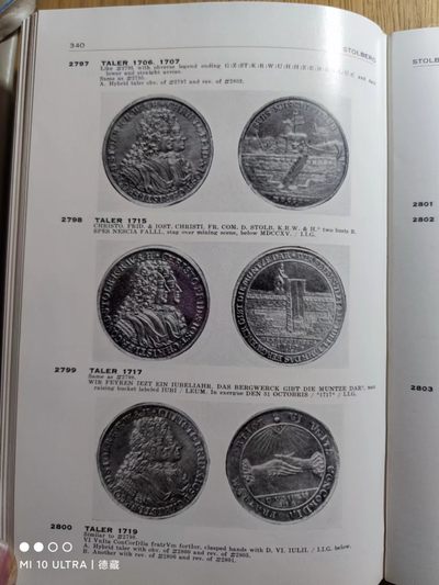【德藏】世界币章目录书籍专场拍卖 达文波特 德国泰勒目录 1700-1800年