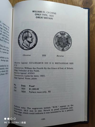 【德藏】世界币章目录书籍专场拍卖 英国克朗钱币目录