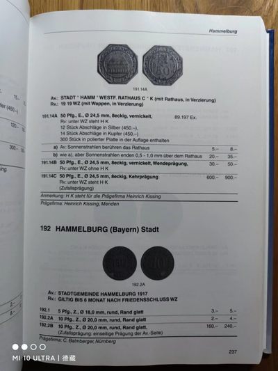 【德藏】世界币章目录书籍专场拍卖 德国德紧芬克目录 