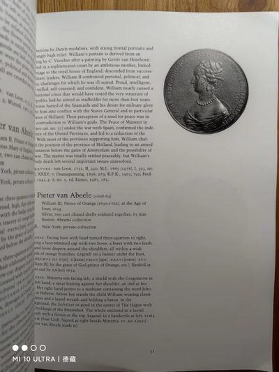 【德藏】世界币章目录书籍专场拍卖 黄金时期的荷兰纪念章