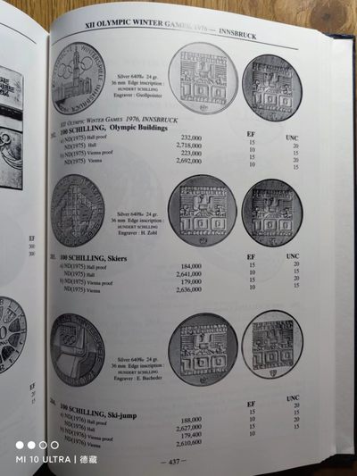 【德藏】世界币章目录书籍专场拍卖 奥林匹克运动会币章目录 公元前510-1994年
