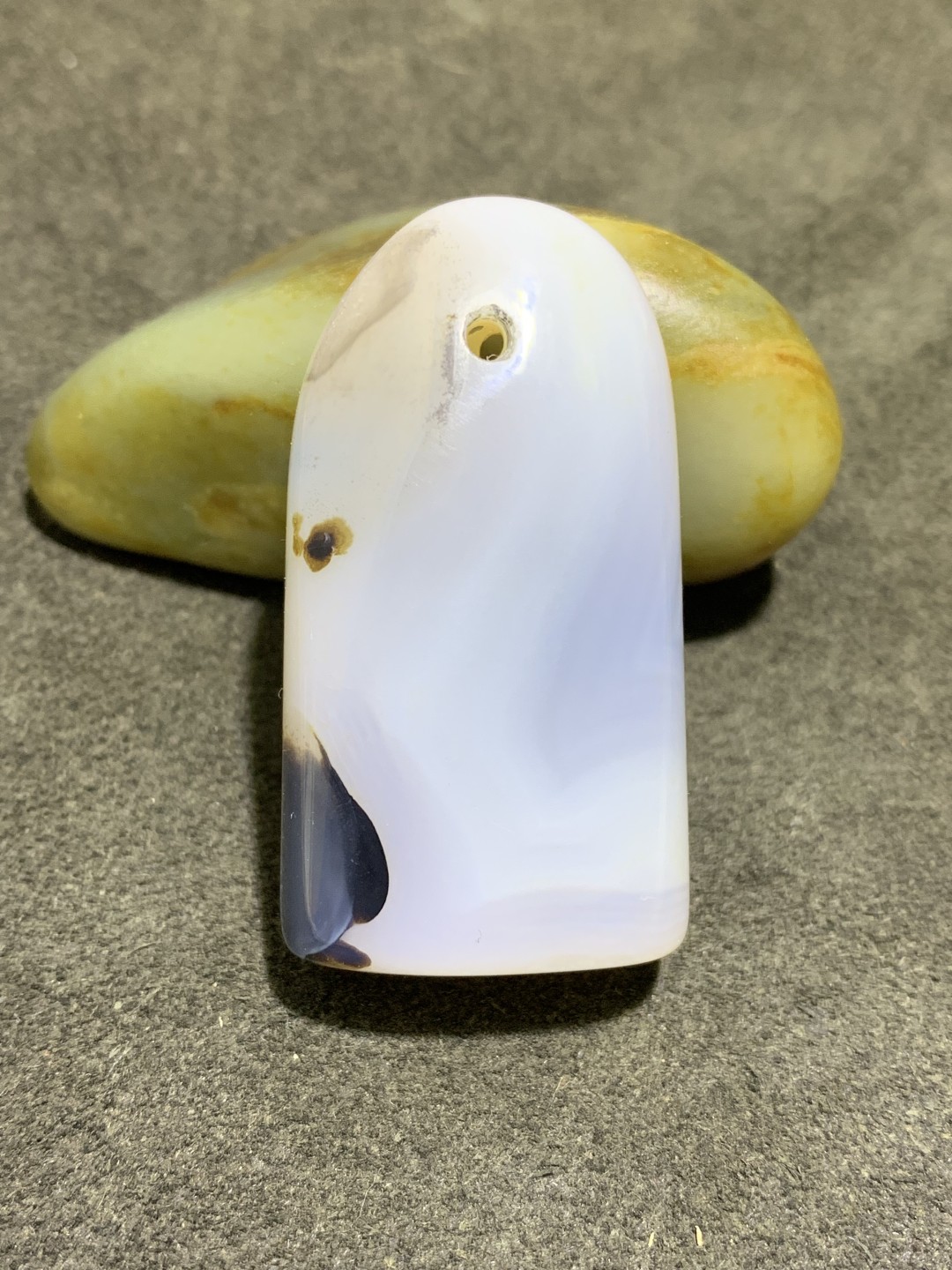 天然精美冰种千层纹海洋玉髓章料一方