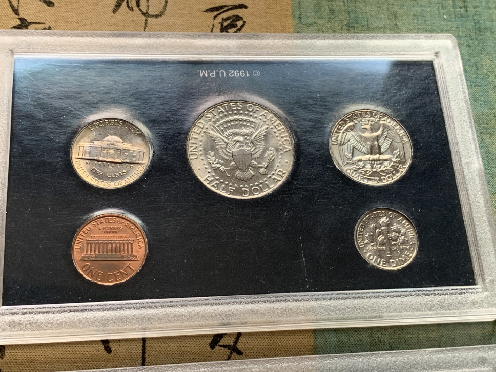 《竞宝斋》第112场-周日，周一 ，2场连拍（全场包邮） 美国官方套币2套（1973年套币，1991年套币）