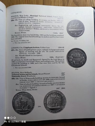 【德藏】世界币章目录书籍专场拍卖 英国19世纪建筑纪念章图录