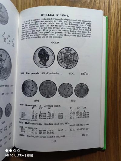 【德藏】世界币章目录书籍专场拍卖 英国钱币目录 1976年版