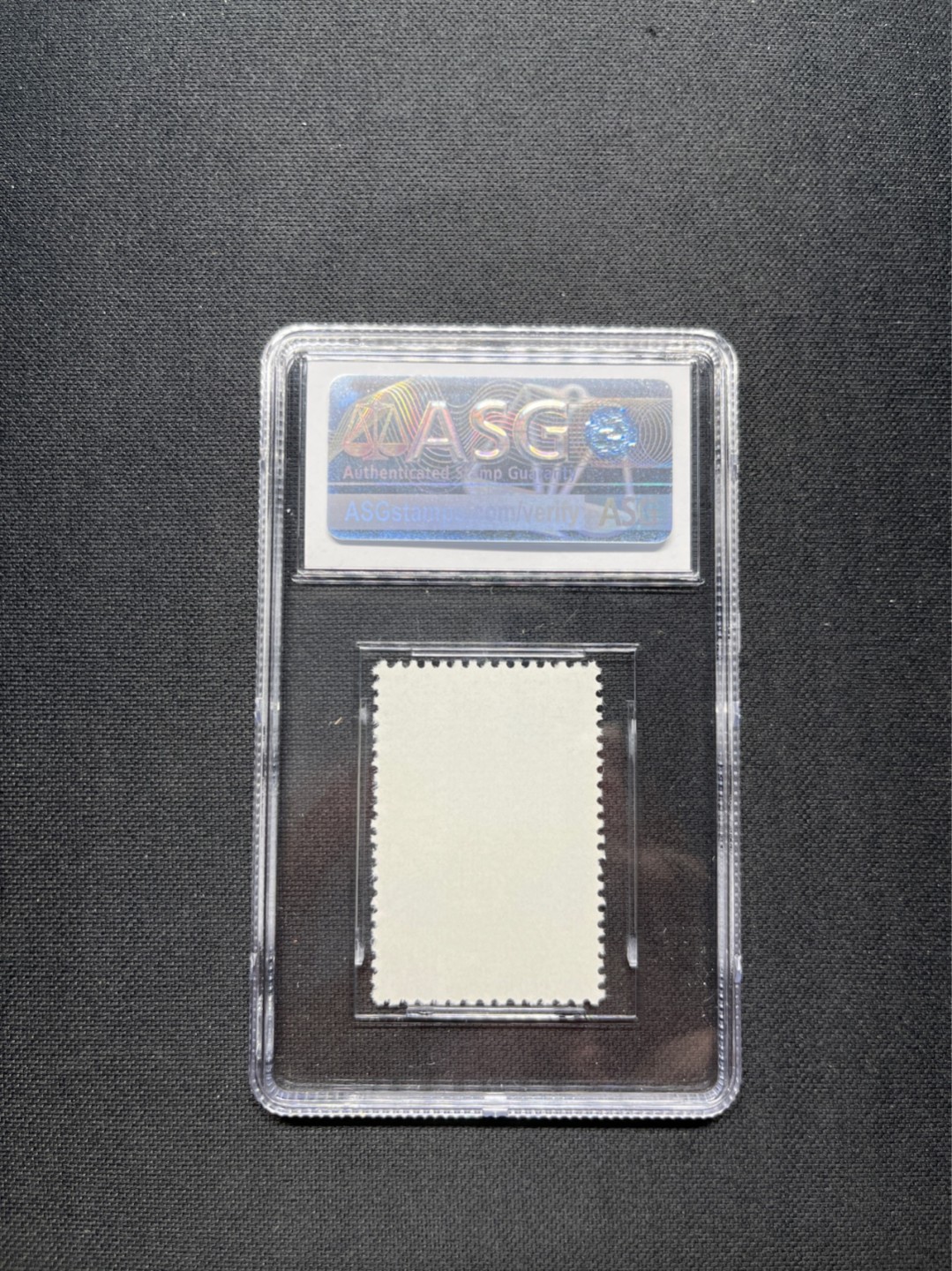 洪涛臻品 精选邮票限时拍卖第七十期 特56蝴蝶新 20-17ASG85分OP★六珍精品★版撕绝中绝送评，105最严格时期出分★高配版85分，超高性价比★一手货源，壳子完好无划痕，藏家首选★目前ASG评级处于初级阶段，市场前景巨大，注意趁早下手囤精品货，未来一定有意想不到的收获★