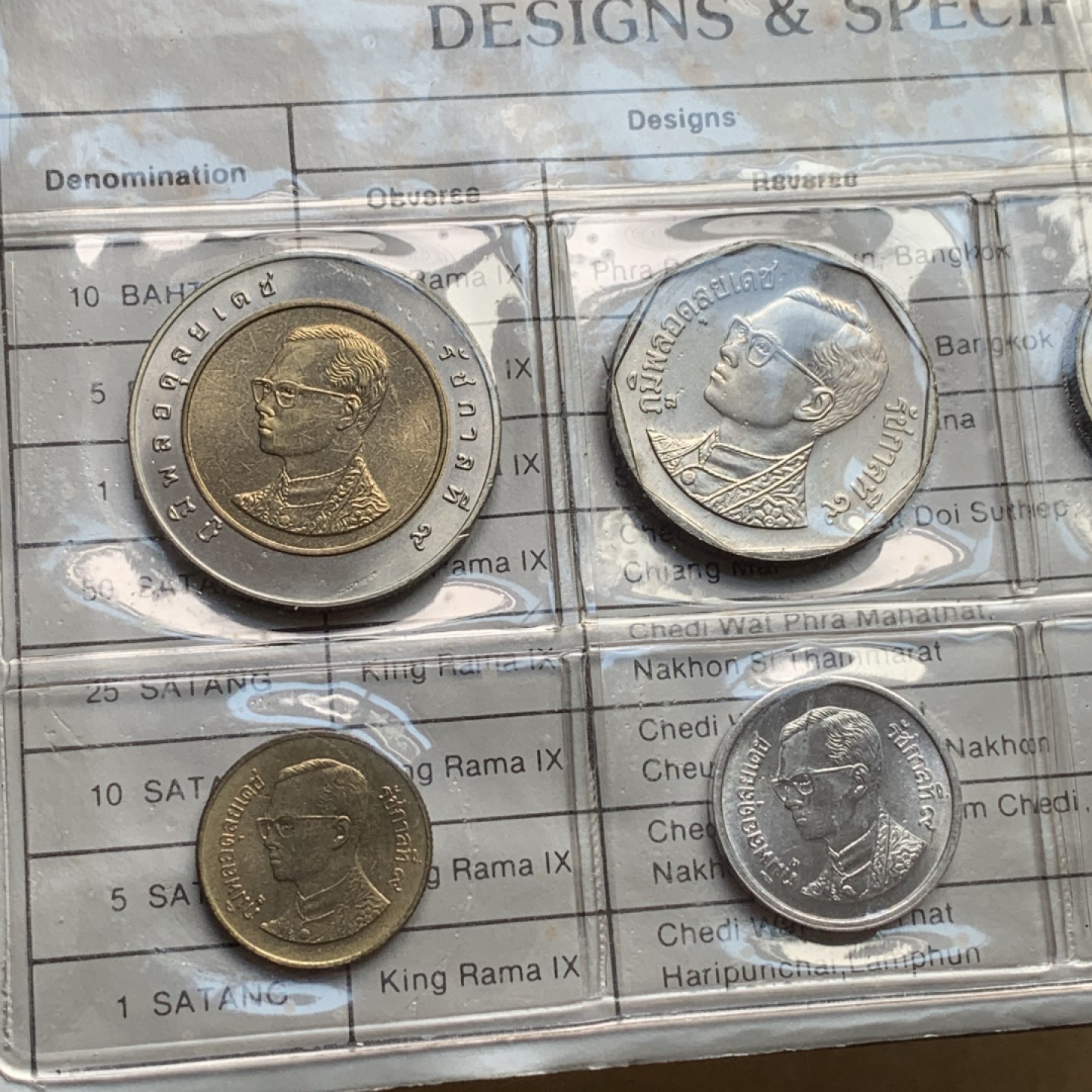 《竞宝斋》第112场-周日，周一 ，2场连拍（全场包邮） 泰国1992年清年份官方原装套币BU，稀见！克劳斯编号KM#MS10