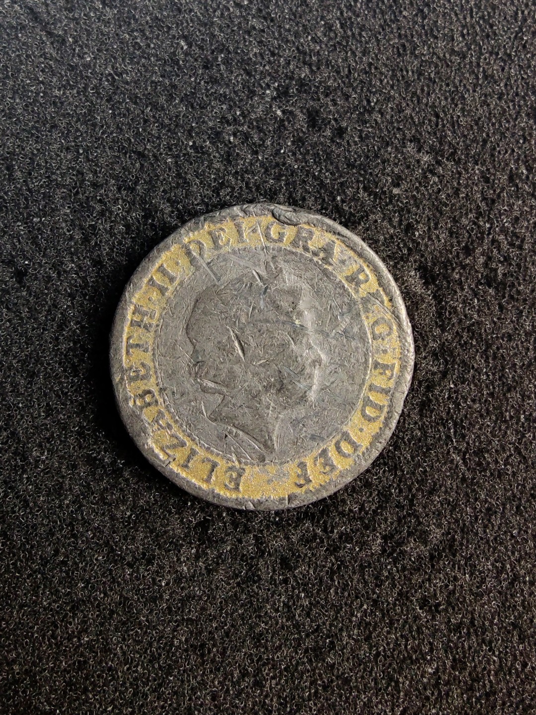 ♥一只鱼（世界钱币第七期） 英国2英镑