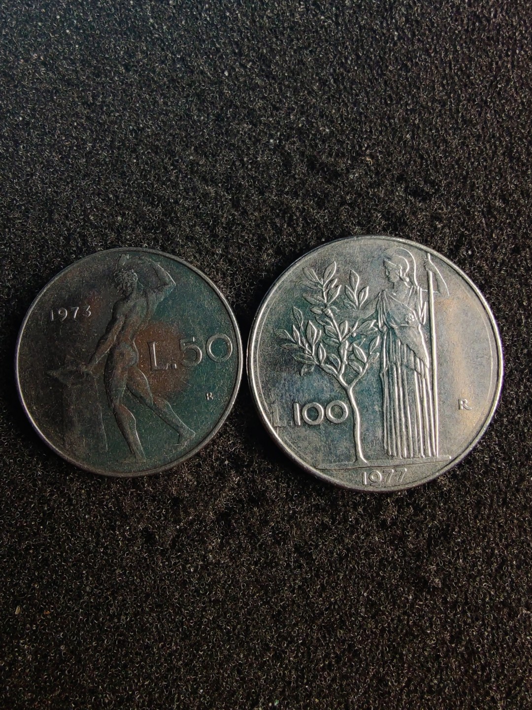 ♥一只鱼（世界钱币第七期） 意大利50/100里拉