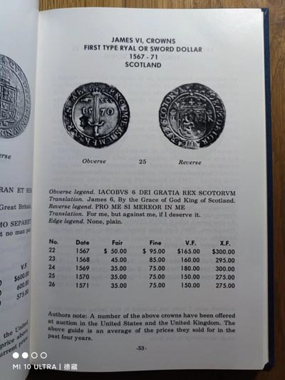 【德藏】世界币章目录书籍专场拍卖 英国克朗钱币目录