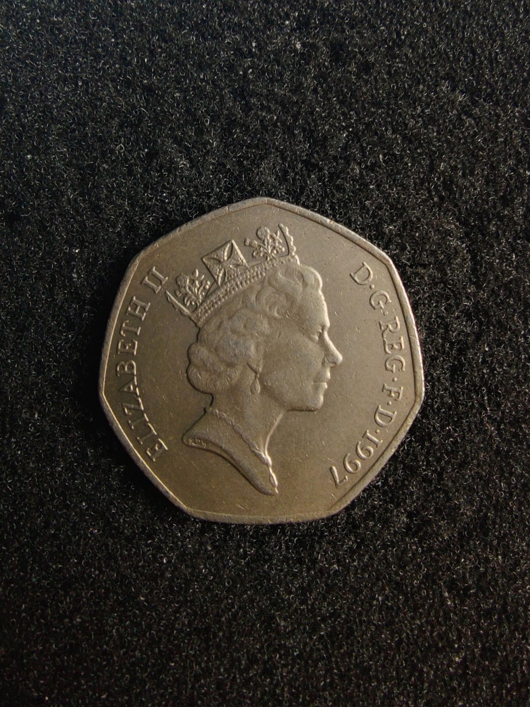 ♥一只鱼（世界钱币第七期） 英国50便士