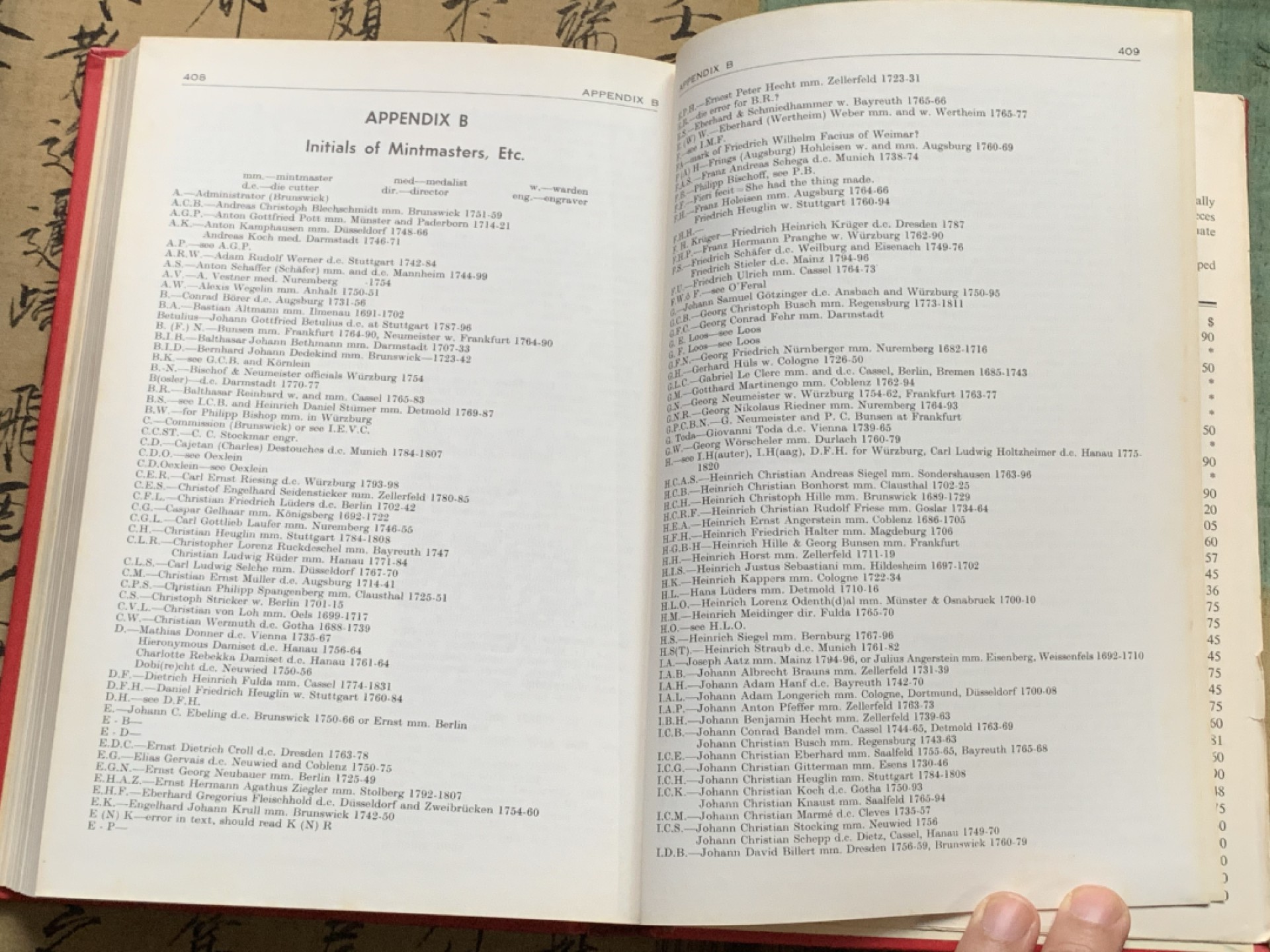 《竞宝斋》第112场-周日，周一 ，2场连拍（全场包邮） 稀少 绝版 精装版达文波特 1700-1800年 德国泰勒 目录本身也成为了藏品，评级盒上DAV对应的就是此目录，厚达410多页。泰勒必备