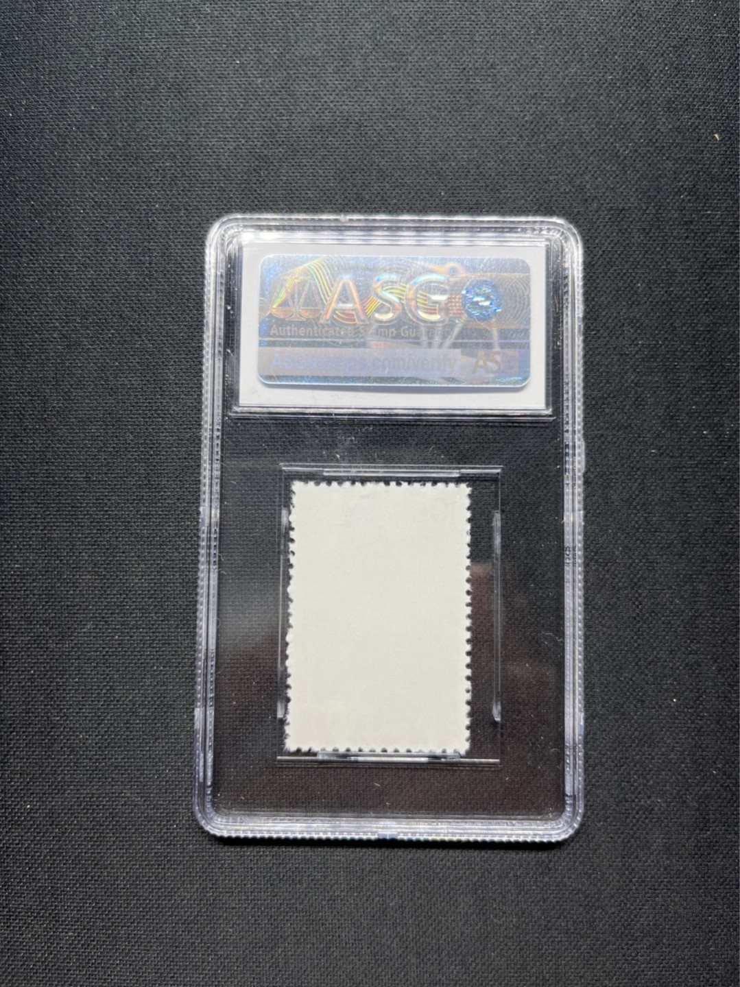 洪涛臻品 精选邮票限时拍卖第七十期 特56蝴蝶新 20-15ASG85分OP★六珍精品★版撕绝中绝送评，105最严格时期出分★高配版85分，超高性价比★一手货源，壳子完好无划痕，藏家首选★目前ASG评级处于初级阶段，市场前景巨大，注意趁早下手囤精品货，未来一定有意想不到的收获★