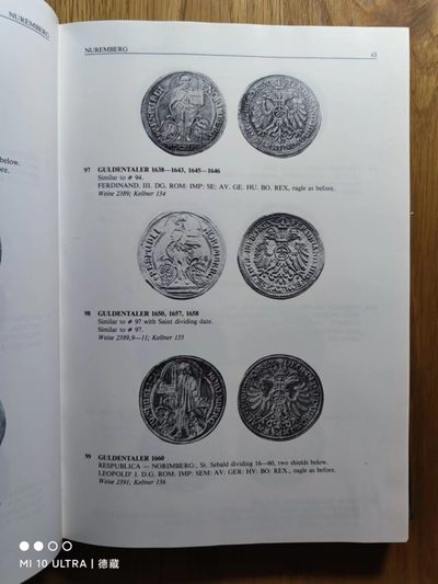 【德藏】世界币章目录书籍专场拍卖 达文波特 古尔盾银币目录 1559-1763年