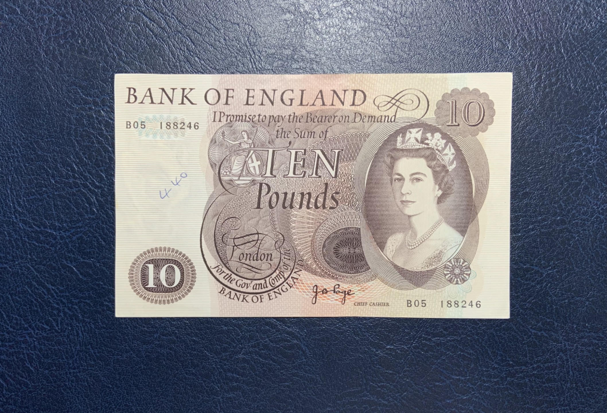 收藏联盟Quantum Auction 第204期拍卖 英国1970-75年10镑 品相UNC-