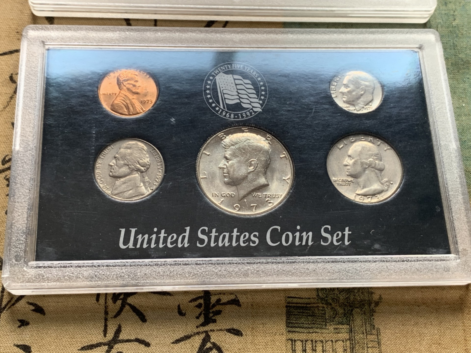 《竞宝斋》第112场-周日，周一 ，2场连拍（全场包邮） 美国官方套币2套（1973年套币，1991年套币）