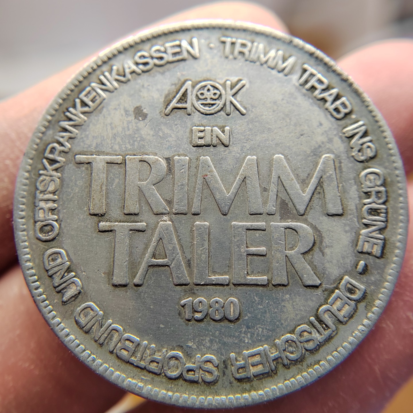 王之爱好～外国钱币 1980年，泰勒，德国大铜币