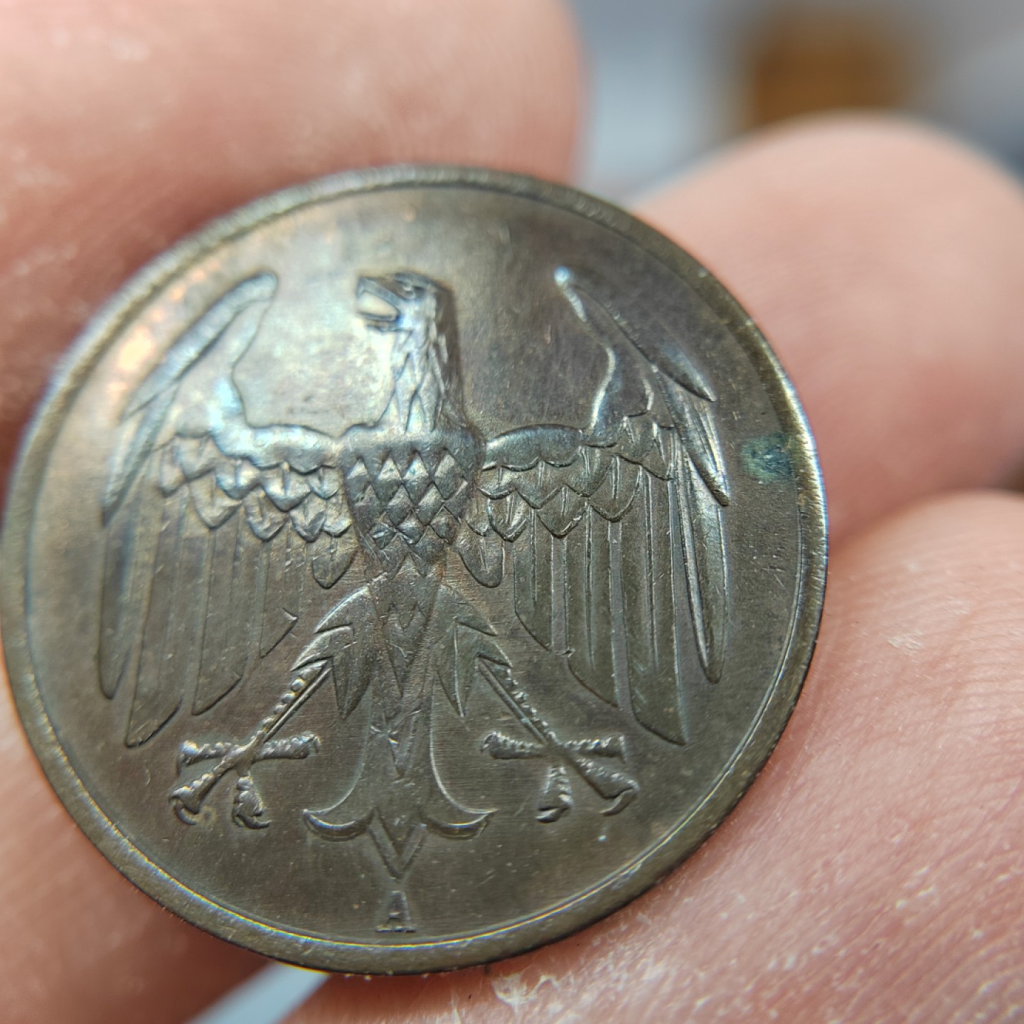 王之爱好～外国钱币 1932年，4芬尼，德国铜币