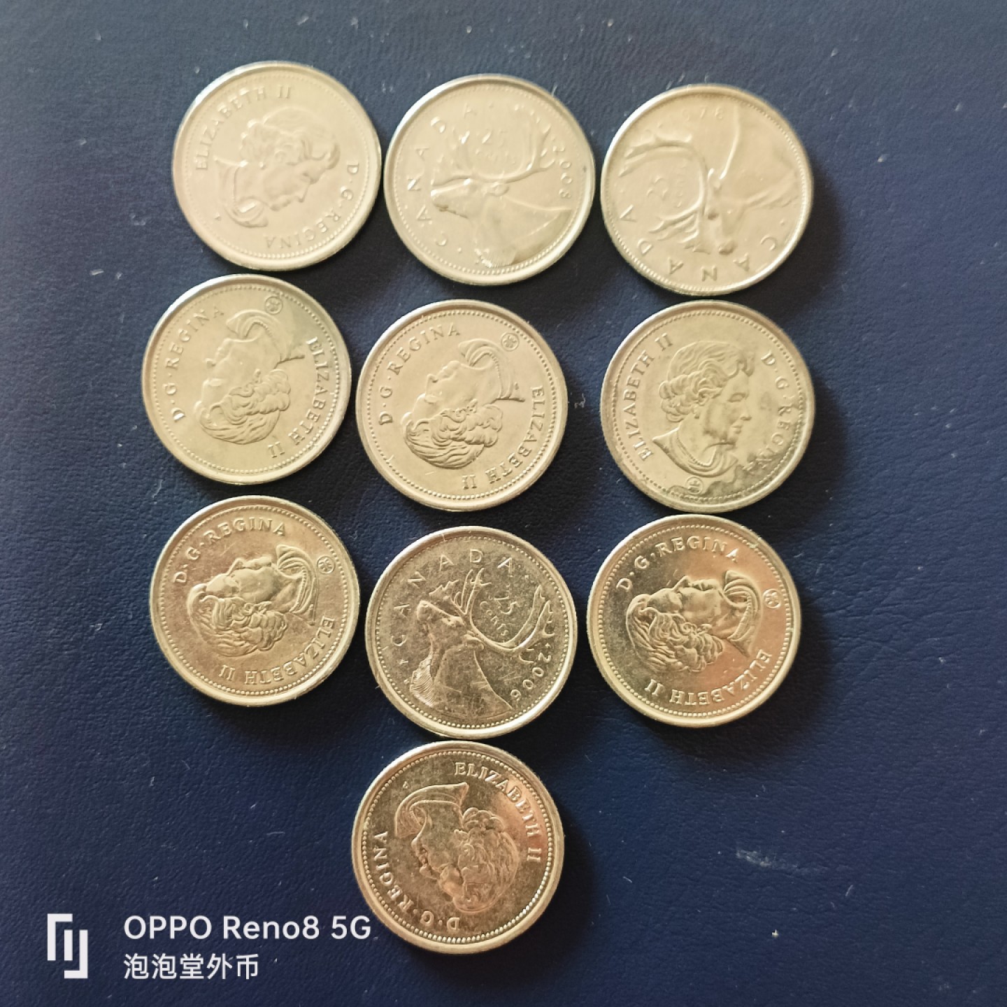 泡泡堂微拍第十九幕精品硬币专场👿👿，零佣金，零押金，满二十元包邮 加拿大25分十个