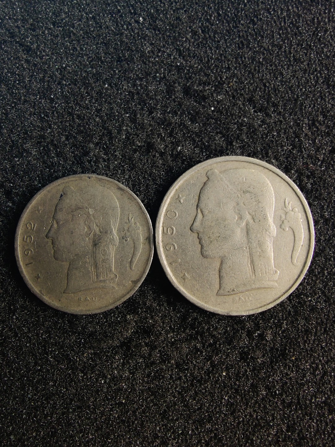 ♥一只鱼（世界钱币第七期） 比利时1/5法郎