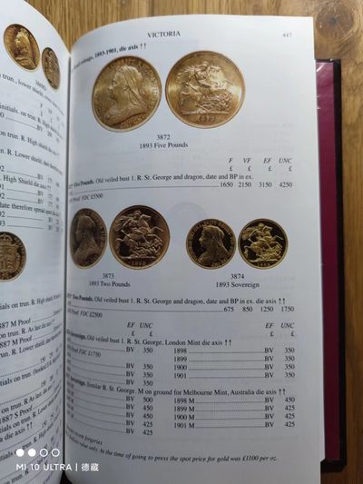 【德藏】世界币章目录书籍专场拍卖 英国钱币目录 2012年版