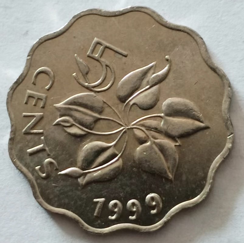 泡泡堂第135期  世界硬币专场（无押金，无佣金，捡漏，全场20包邮，偏远地区除外） 斯威士兰五分