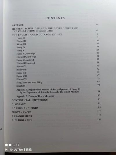 【德藏】世界币章目录书籍专场拍卖 英国金币目录 1257-1603年 
