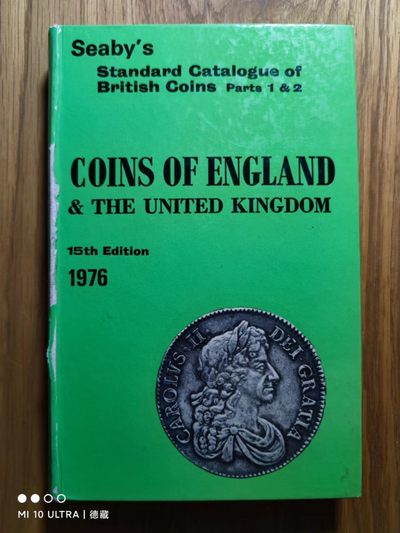 【德藏】世界币章目录书籍专场拍卖 - 英国钱币目录 1976年版