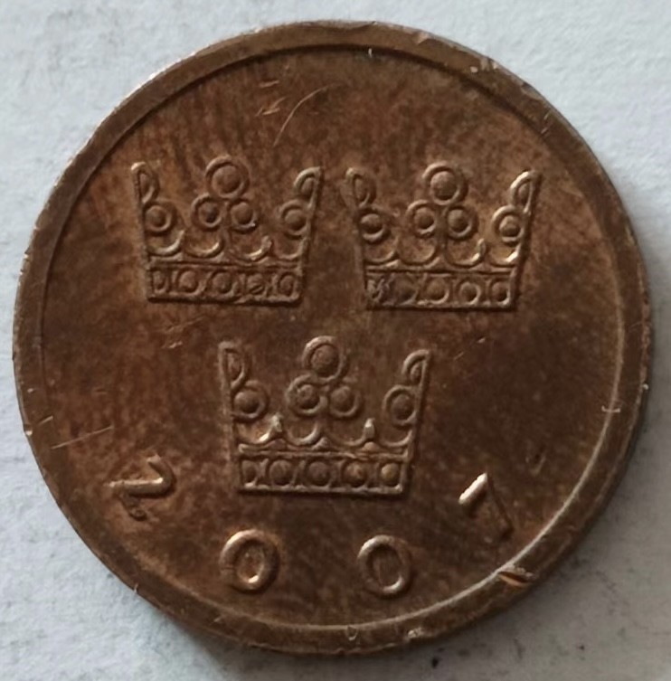 泡泡堂第135期  世界硬币专场（无押金，无佣金，捡漏，全场20包邮，偏远地区除外） 瑞典5欧尔