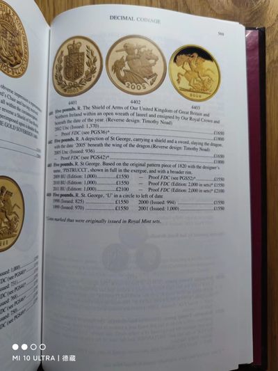 【德藏】世界币章目录书籍专场拍卖 英国钱币目录 2012年版