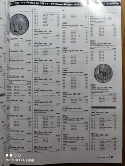【德藏】世界币章目录书籍专场拍卖 德国精制币图录 1871年至今