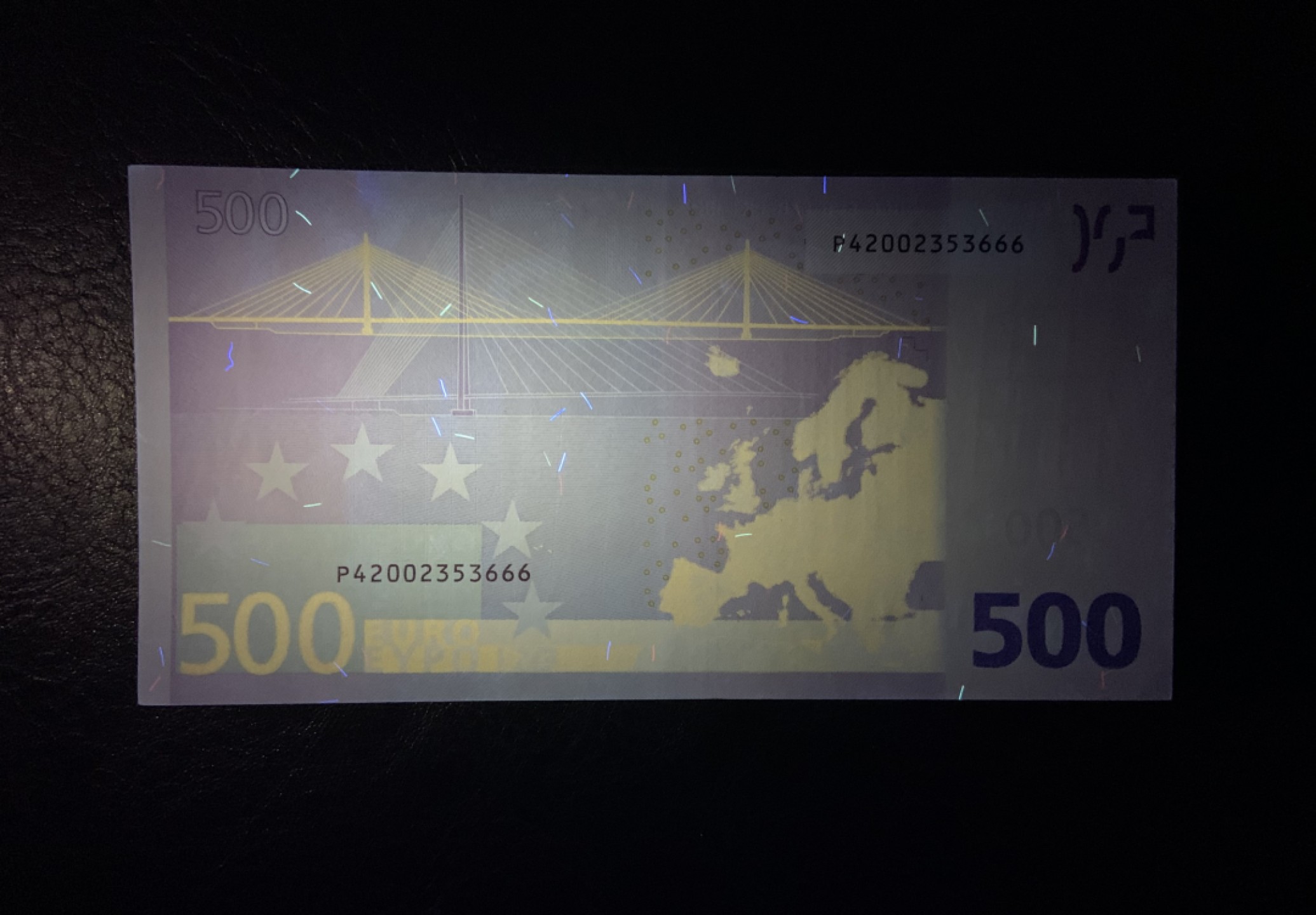 收藏联盟Quantum Auction 第204期拍卖 欧盟国家荷兰2002年500欧元 品相AU 豹子号666 稀少第一签