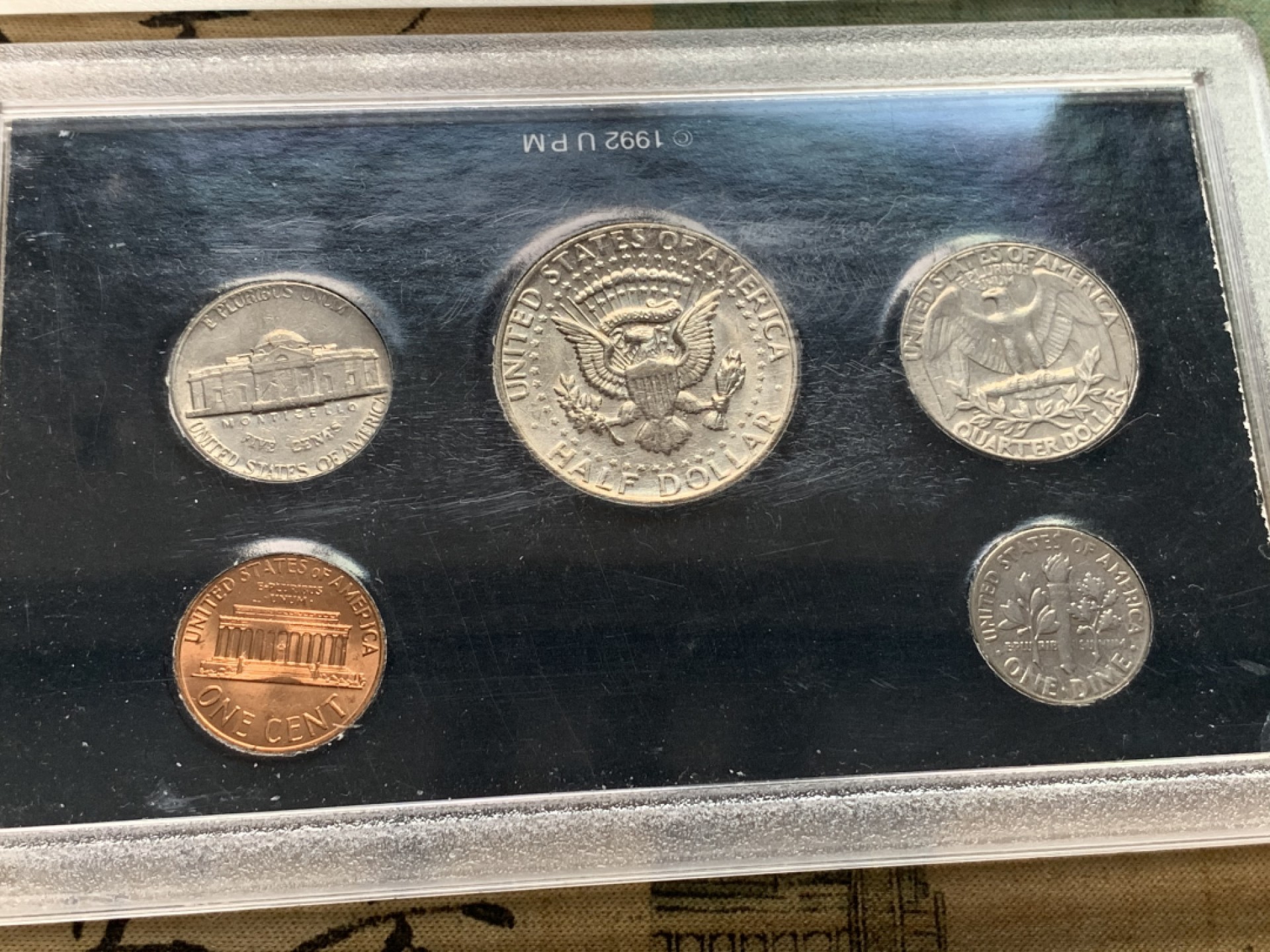 《竞宝斋》第112场-周日，周一 ，2场连拍（全场包邮） 美国官方套币2套（1973年套币，1991年套币）